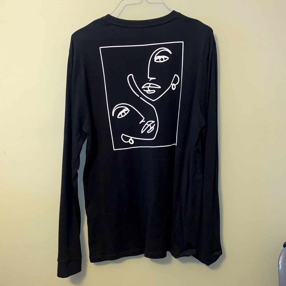 Asos Design abstract L/S T shirt - Picture 1 of 4